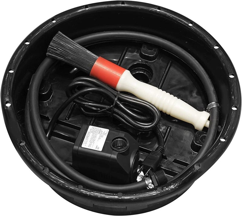 TORIN AXH-PPW5GB 5 Gallon Capacity Portable Plastic Automotive Parts Washer Cleaner to Degrease Small Parts and Tools, Black - Image 1